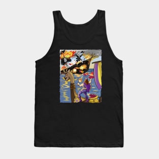 Minnesota Vikings Fans - Kings of the North vs Plummeting Pillagers Tank Top